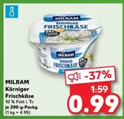 Kaufland Milram Körniger Frischkäse Angebot