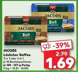 Kaufland JACOBS Löslicher Kaffee Angebot