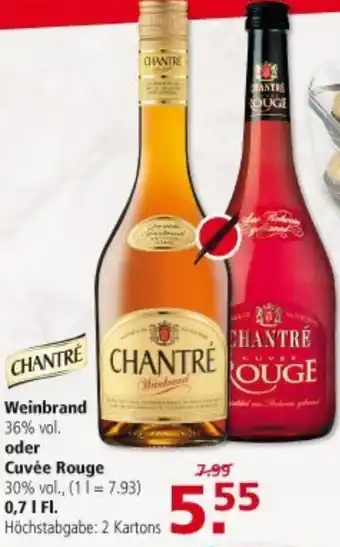 Multi Markt Chantré Weinbrand oder Cuvée Rouge 0,7L Angebot