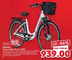 Kaufland Damen E-Bike 28 Zoll Z510 Angebot