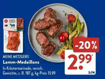 Aldi Süd MEINE METZGEREI Lamm-Medaillons Angebot
