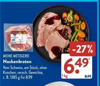 Aldi Süd Nackenbraten Angebot