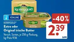 Aldi Süd KERRYGOLD extra oder Original irische Butter Angebot