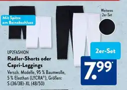 Aldi Süd UP2FASHION Radler-Shorts oder Capri-Leggings Angebot