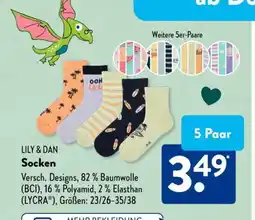 Aldi Süd LILY & DAN Socken Angebot
