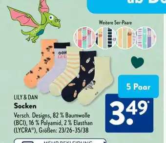 Aldi Süd LILY & DAN Socken Angebot