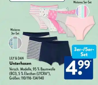 Aldi Süd LILY & DAN Unterhosen Angebot