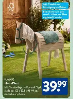 Aldi Süd Holz-Pferd Angebot