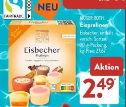 Aldi Süd MOSER ROTH Eispralinen Angebot