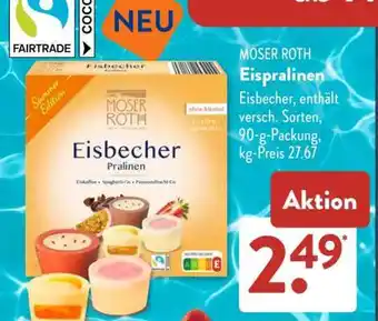Aldi Süd MOSER ROTH Eispralinen Angebot