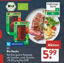 Aldi Süd Bio-Steaks Angebot