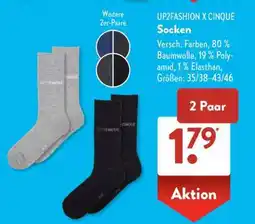 Aldi Süd UP2FASHION X CINQUE Socken Angebot