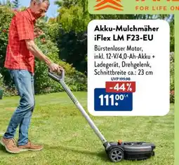 Aldi Süd Akku-Mulchmäher iFlex LM F23-EU Angebot