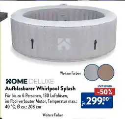 Aldi Süd Aufblasbarer Whirlpool Splash Angebot