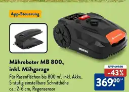 Aldi Süd Mähroboter MB 800, inkl. Mähgarage Angebot