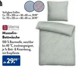 Aldi Süd Musselin-Bettwäsche Angebot