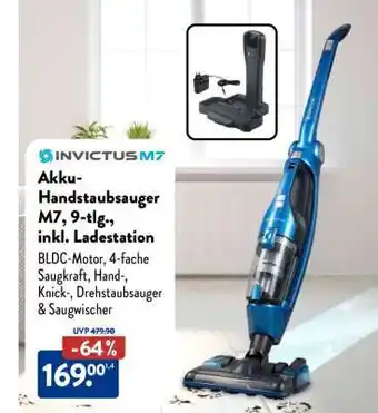 Aldi Süd Akku-Handstaubsauger M7, 9-tlg., inkl. Ladestation Angebot