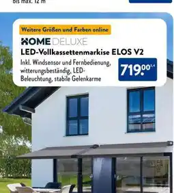 Aldi Süd LED-Vollkassettenmarkise ELOS V2 Angebot