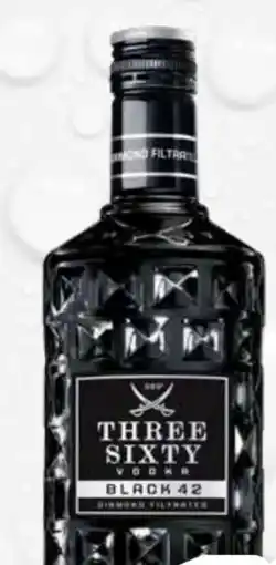 trinkgut Three Sixty Black Vodka Angebot