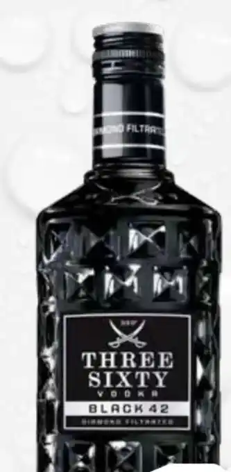trinkgut Three Sixty Black Vodka Angebot