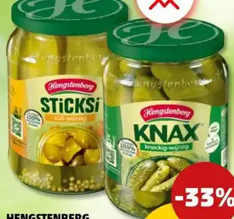 PENNY Hengstenberg Knax Gewürzgurken Angebot