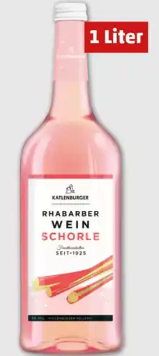 PENNY Katlenburger Rhabarber Wein Schorle Angebot