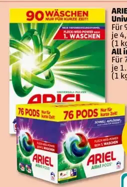 PENNY Ariel Universalwaschmittel Pulver Angebot