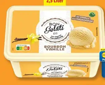 Lidl Bon Gelati Eisschale Bourbon Vanille Angebot