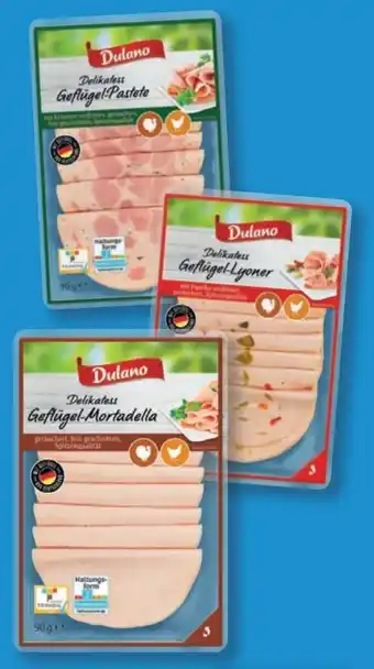 Lidl Dulano Geflügelwurst Angebot