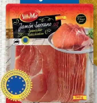Lidl Sol & Mar Jamón Serrano Angebot
