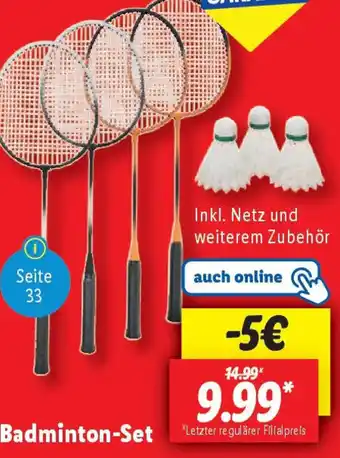 Lidl Badminton-Set Angebot