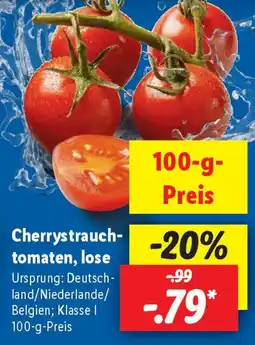 Lidl Cherrystrauch- tomaten, lose Angebot