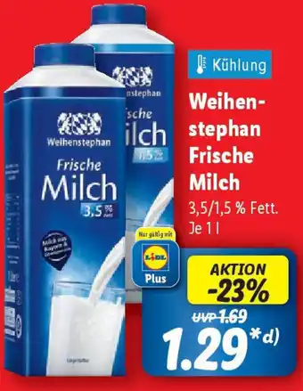 Lidl Weihen- stephan Frische Milch Angebot