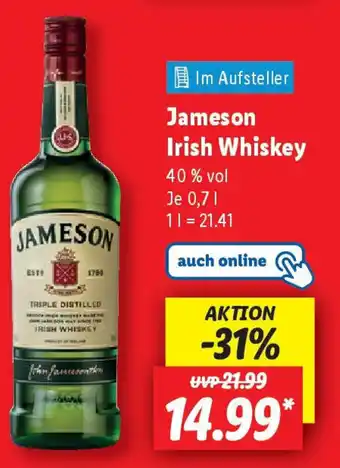 Lidl Jameson Irish Whiskey Angebot