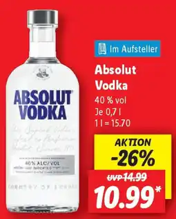 Lidl Absolut Vodka Angebot