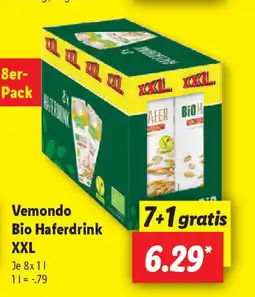 Lidl Vemondo Bio Haferdrink XXL Angebot