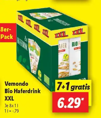 Lidl Vemondo Bio Haferdrink XXL Angebot