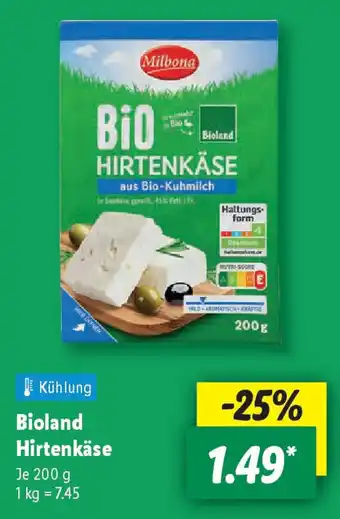 Lidl Bioland hirtenkäse Angebot
