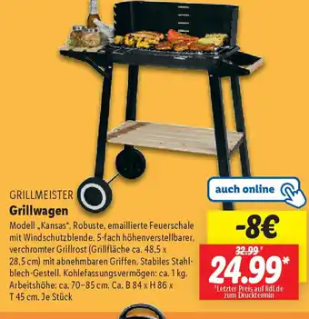 Lidl GRILLMEISTER Grillwagen Angebot