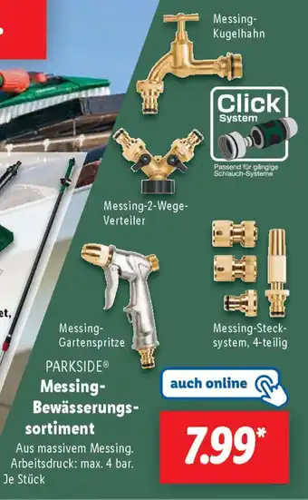 Lidl PARKSIDE Messing-Bewässerungs- sortiment Angebot