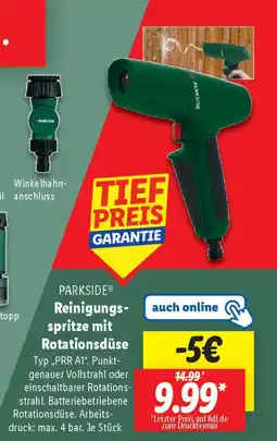 Lidl PARKSIDE Reinigungs- spritze mit Rotationsdüse Angebot