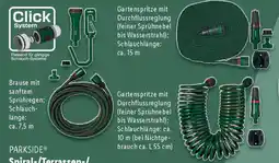 Lidl PARKSIDE Spiral-/Terrassen-/ Flachschlauch-Set Angebot