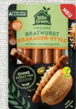 nahkauf Billie Green Vegane Bratwurst Krakauer Style Angebot