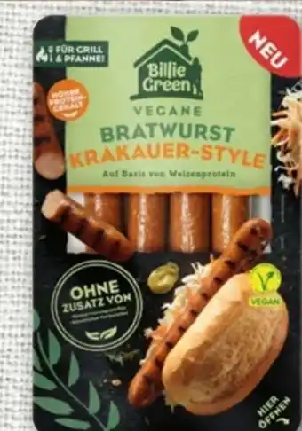 nahkauf Billie Green Vegane Bratwurst Krakauer Style Angebot