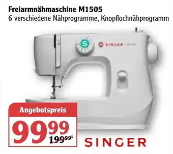 Globus Singer Freiarmnähmaschine M1505 Angebot