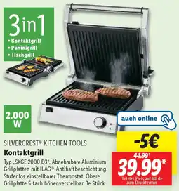 Lidl SILVERCREST KITCHEN TOOLS Kontaktgrill Angebot