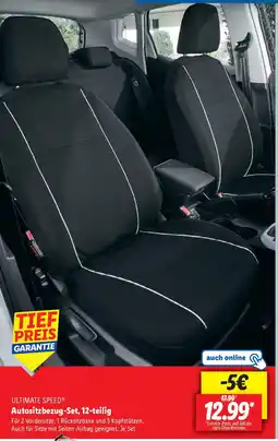 Lidl ULTIMATE SPEED Autositzbezug-Set, 12-teilig Angebot