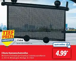 Lidl 2 Auto-Sonnenschutzrollos Angebot