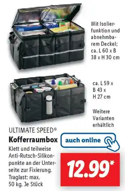 Lidl ULTIMATE SPEED Kofferraumbox Angebot