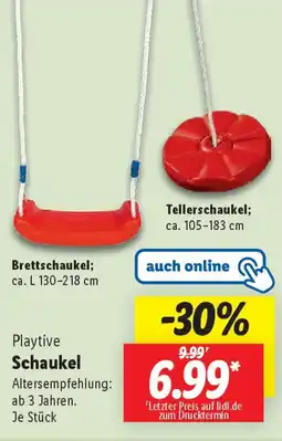 Lidl Playtive Schaukel Angebot